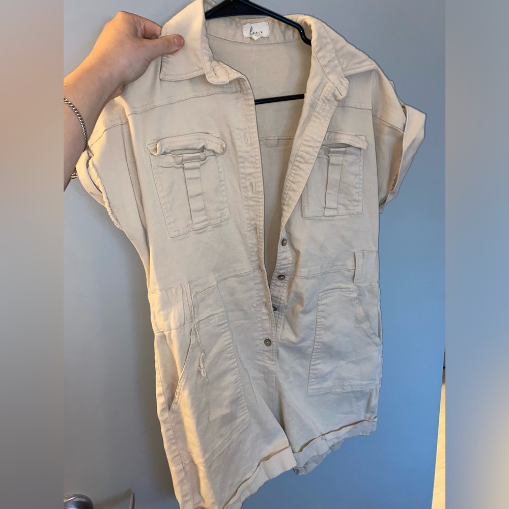 Tan Romper